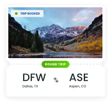 DFW -> ASE